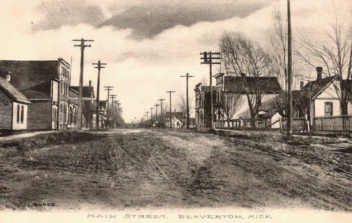 Beaverton - Old Post Card Photo (newer photo)